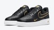 Nike Air Force 1 Gold Black Double Swoosh DA8481-001