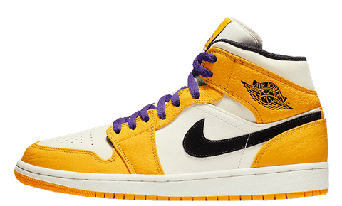 Air Jordan 1 Mid 'Lakers' 852542-700