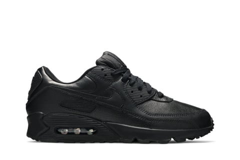 Air Max 90 Leather 'Triple Black' CZ5594-001