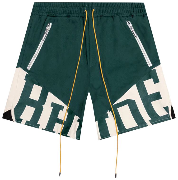 RHUDE FLIGHT SHORT 'HUNTER GREEN'