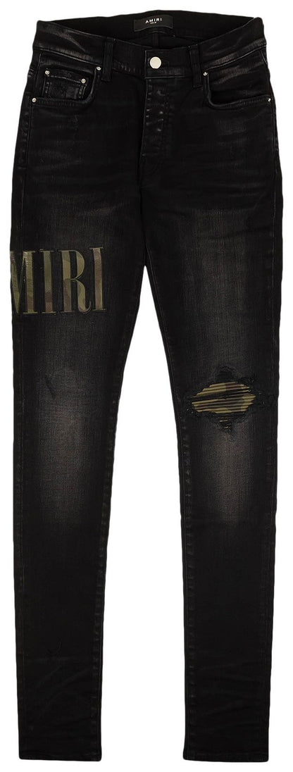 AMIRI CORE APPLIQUE JEAN 'AGED BLACK'