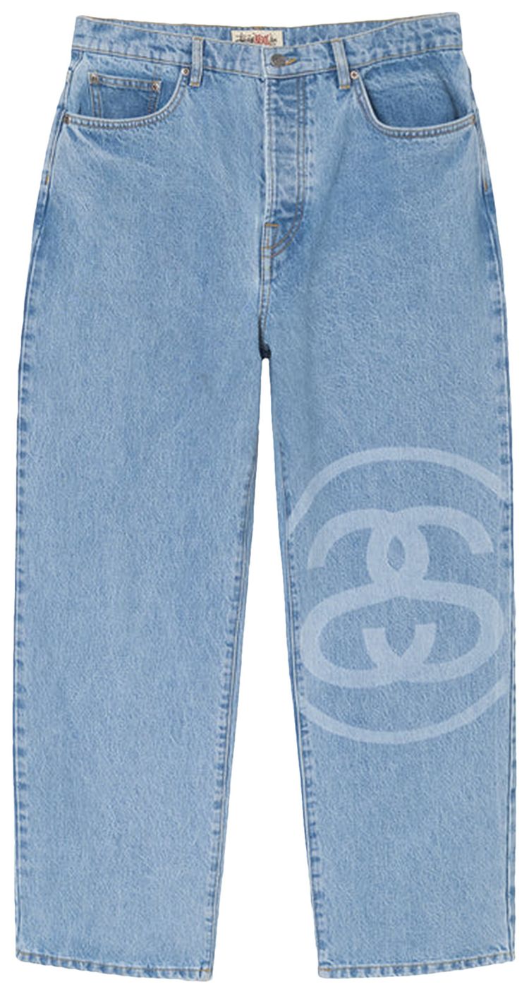 STUSSY SS-LINK BIG OL' JEANS 'STONE WASH'