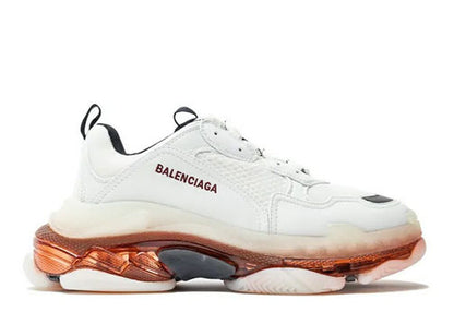 Balenciag* Sneakers Triple S Clear Sole in White Bronze