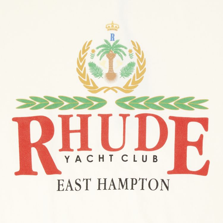 RHODE EAST HAMPTON CREST TEE 'VINTAGE WHITE'