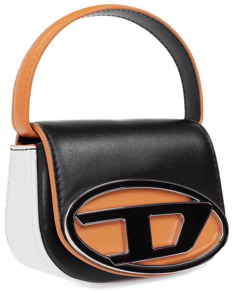 DIESEL 1DR XS CROSSBODY BAG 'BLACK/ORANGE'