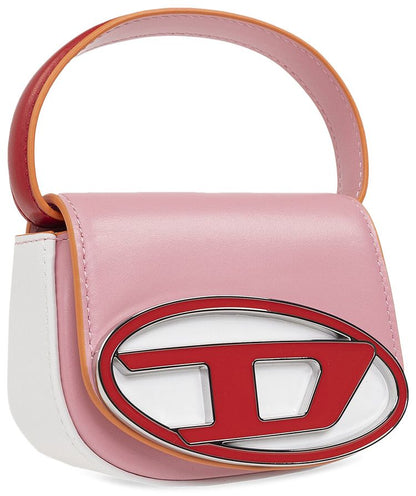 DIESEL 1DR XS CROSSBODY BAG 'PINK/RED/WHITE'