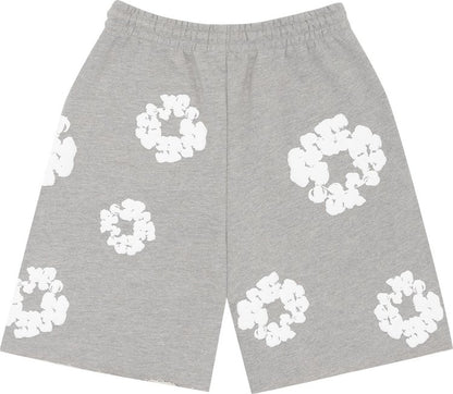 DENIM TEARS THE COTTON WREATH SHORTS 'GREY'