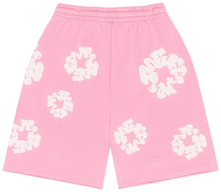 DENIM TEARS THE COTTON WREATH SHORTS 'PINK'