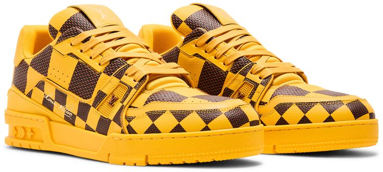 LOUIS VUITTON TRAINER 'DAMIER POP - YELLOW'