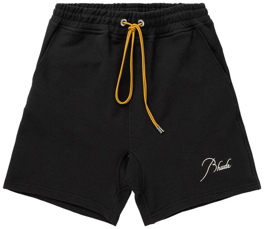 RHude Pique Short 'Black'