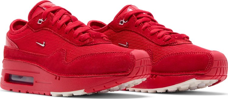 JACQUEMUS X WMNS AIR MAX 1 '86 'BIG BUBBLE - MYSTIC RED'