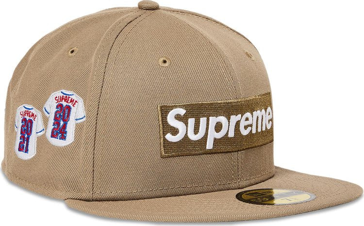 SUPREME JERSEYS BOX LOGO NEW ERA 'KHAKI'