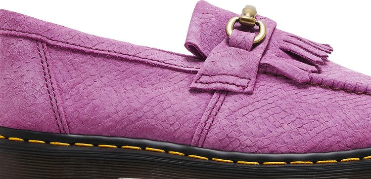 ADRIAN SNAFFLE REPELLO EMBOSS SUEDE KILTIE LOAFER 'THRIFT PINK'