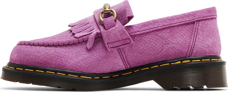 ADRIAN SNAFFLE REPELLO EMBOSS SUEDE KILTIE LOAFER 'THRIFT PINK'