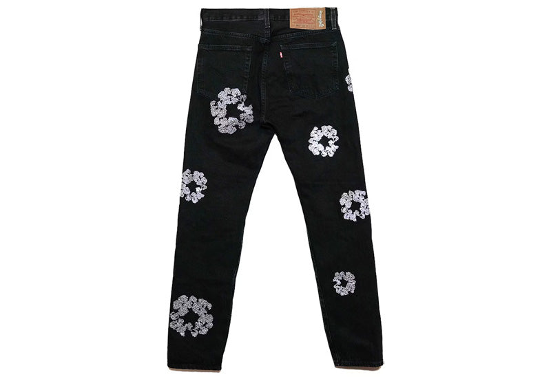 Denim Tears Bust Down Tears 501 Jeans Black