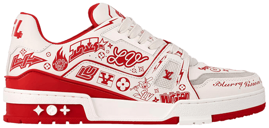 LOUIS VUITTON TRAINER 'RED GRAFFITI'