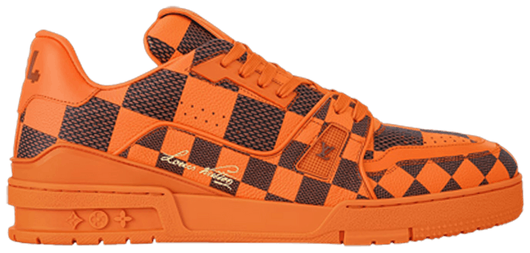 LOUIS VUITTON TRAINER 'DAMIER POP - ORANGE'