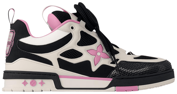 LOUIS VUITTON SKATE SNEAKER 'BLACK CREAM PINK'