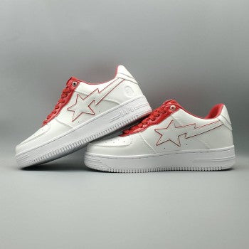 Bapesta #8 M1 'White Red'