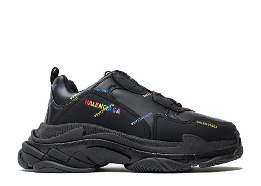 Balenciag* Wmns Triple S Sneaker 'Black Color Logo'