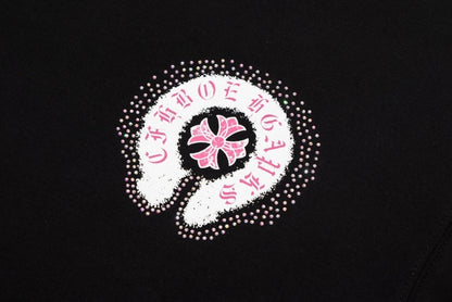 Chrome Hearts Horsebit Print Cross Rhinestone 2024