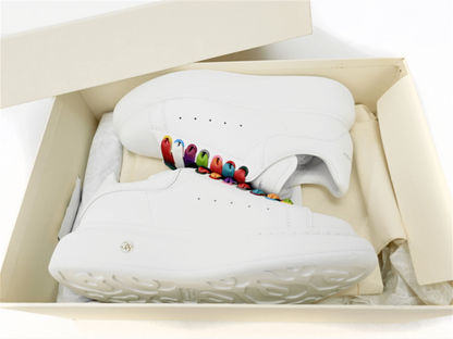 ALEXANDER MCQUEEN SNEAKER COLORED RIBBON