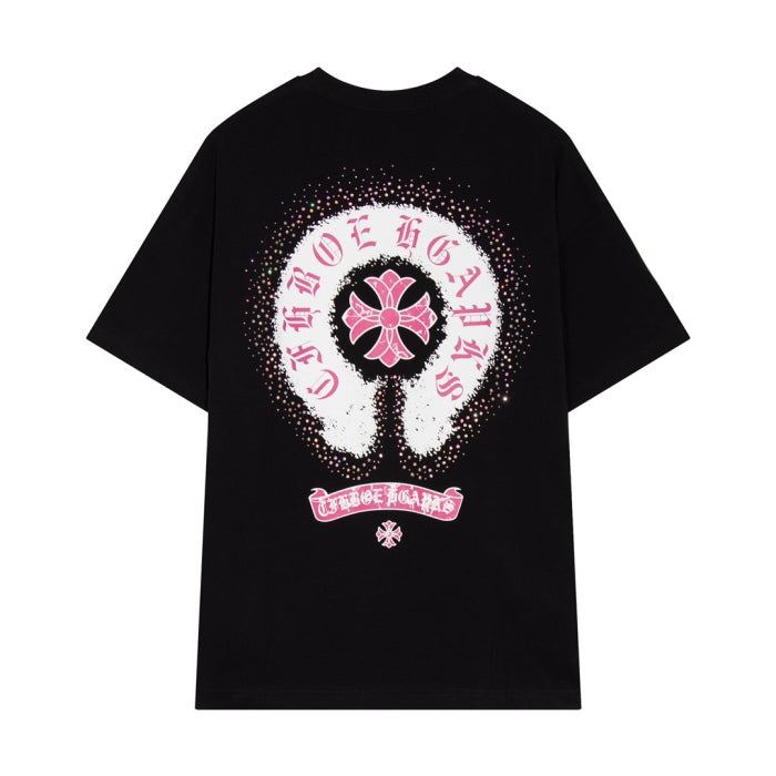 Chrome Hearts Horsebit Print Cross Rhinestone 2024