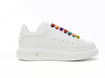 ALEXANDER MCQUEEN SNEAKER COLORED RIBBON