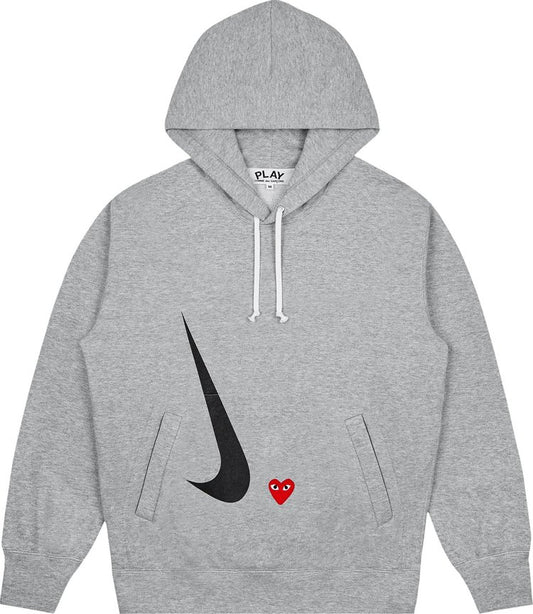 NIKE WOMEN'S X COMME DES GARÇONS PLAY HOODIE 'GREY'