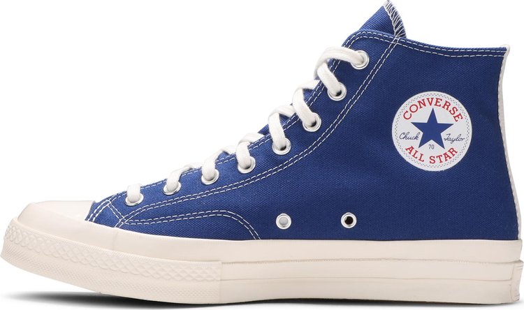 COMME DES GARÇONS PLAY X CHUCK 70 HIGH 'BLUE QUARTZ'