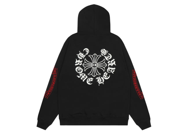 Chrome Hearts embroidered and printed heavy-duty hoodie in Black