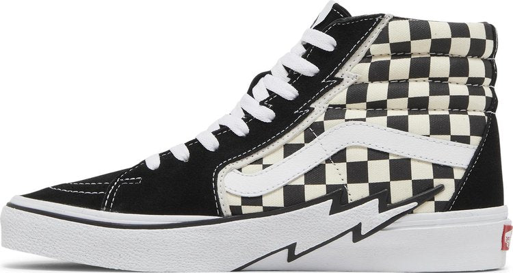 SK8-HI 'BOLT - CHECKERBOARD'