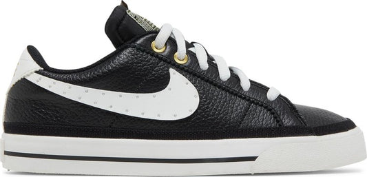 NIKE WOMEN'S COURT LEGACY 'BLACK METALLIC GOLD'