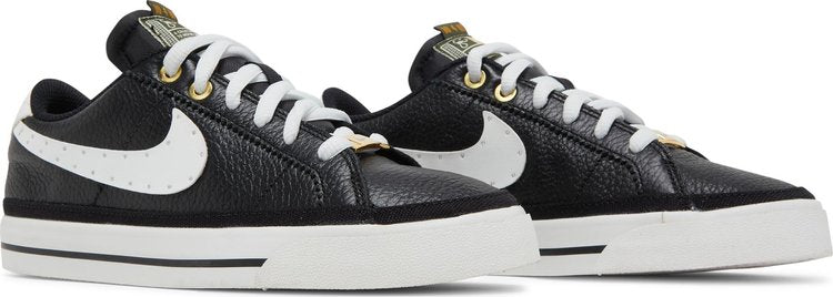 NIKE WOMEN'S COURT LEGACY 'BLACK METALLIC GOLD'