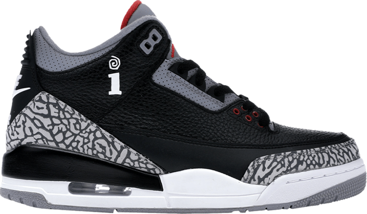 INTERSCOPE RECORDS X AIR JORDAN 3 RETRO OG BG 'BLACK CEMENT'