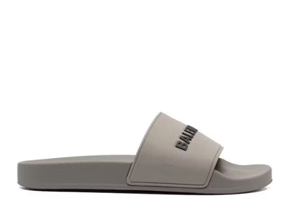 Balenciag* Pool Slide Grey