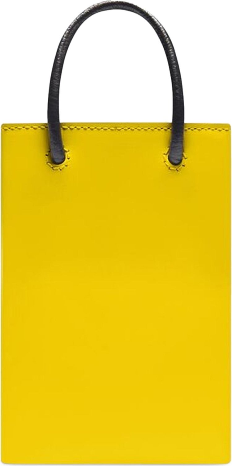 BALENCIAGA X THE SIMPSONS AND 20TH TELEVISION MINI SHOPPING BAG 'YELLOW'