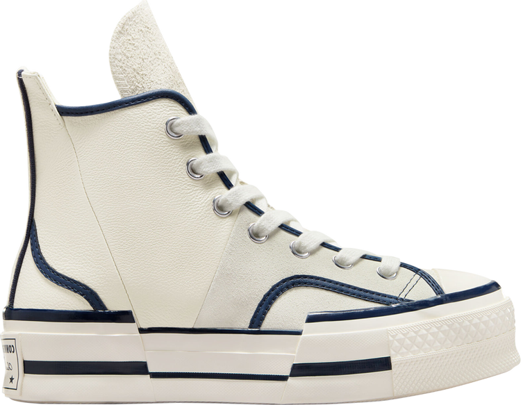 CHUCK 70 PLUS HIGH 'EGRET NAVY'