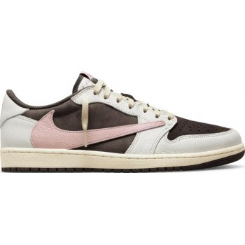 Travis Scott x Wmns Air Jordan 1 Retro Low OG SP 'Dark Pony Pink Oxford'