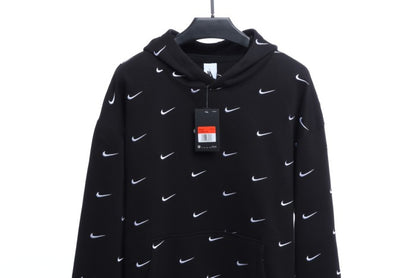 NK swoosh Nike full hook embroidery sports department hooded sweatshirt