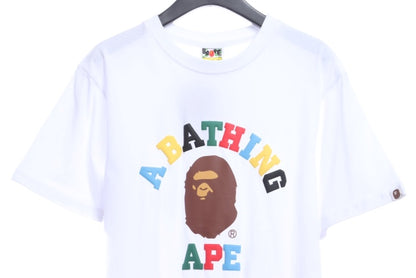 BAPE ape man colorful foam print short sleeves