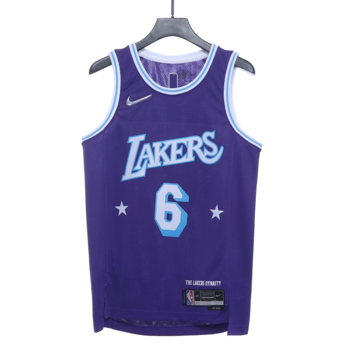 NBA Lakers James James No. 6 jersey