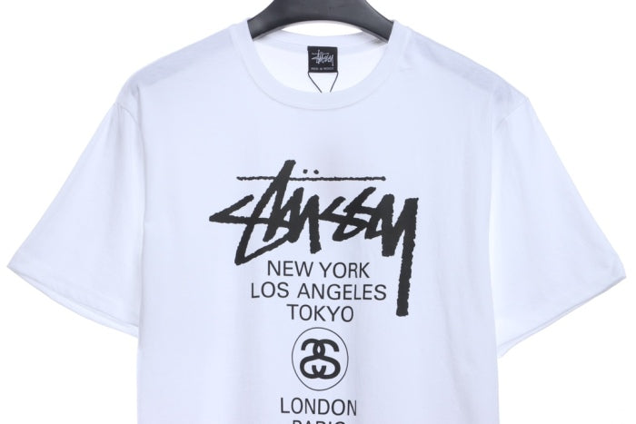 Stussy Classic World Tour Printing short sleeves