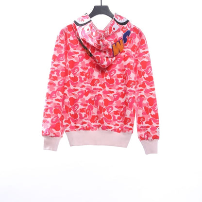 BAPE Classic Shark Mouth Camouflage Zip Hoodie