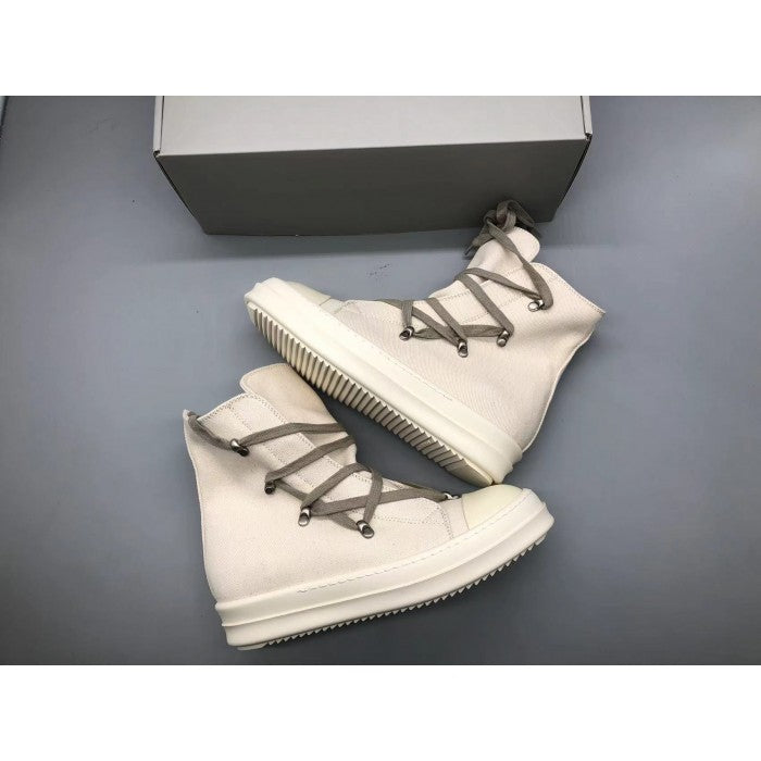 Rick Owens DRKSHDW Strobe Cotton Denim Hexa High 'Natural Milk'