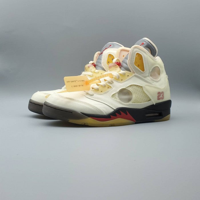 Off-White x Air Jordan 5 SP 'Sail'