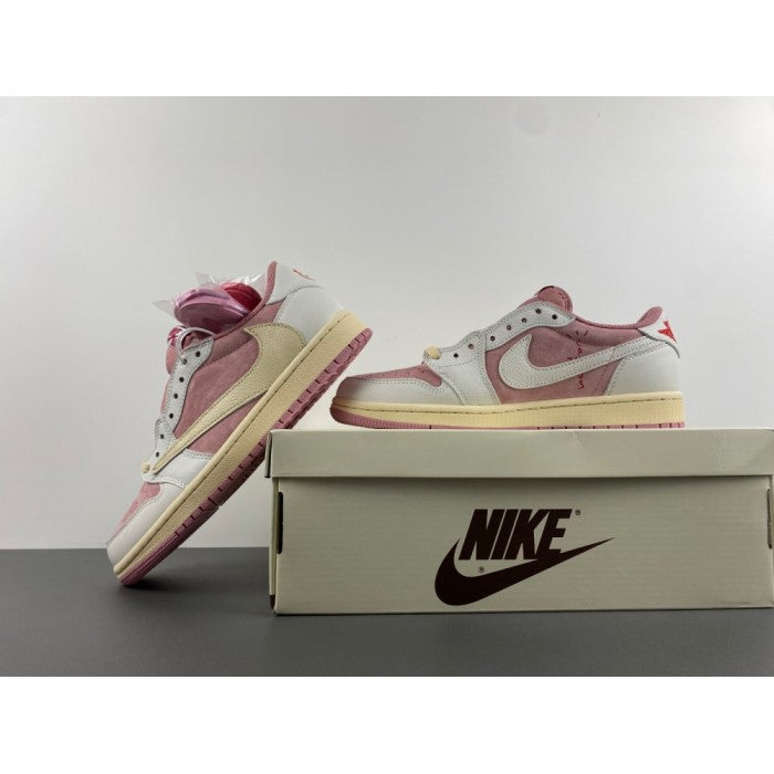 Travis Scott x Air Jordan 1 Low OG SP 'Sail Shy Pink'