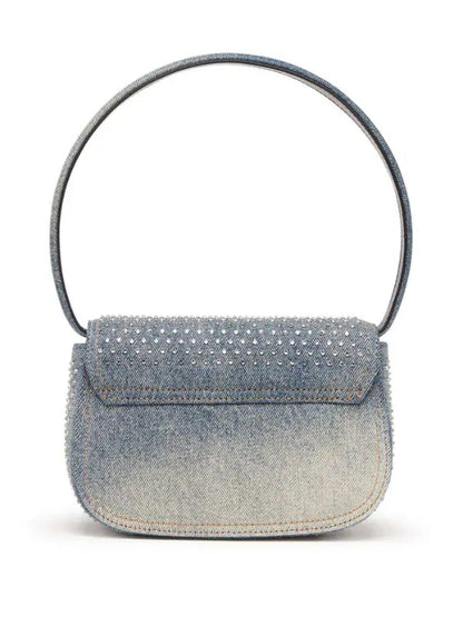 DIESEL 1DR DENIM SHOULDER BAG