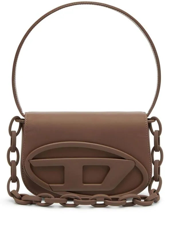 DIESEL 1DR LEATHER SHOULDER BAG