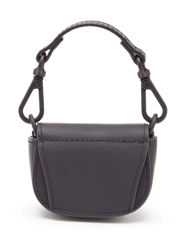 DIESEL 1DR CHAIN XXS LEATHER CROSSBODY BAG